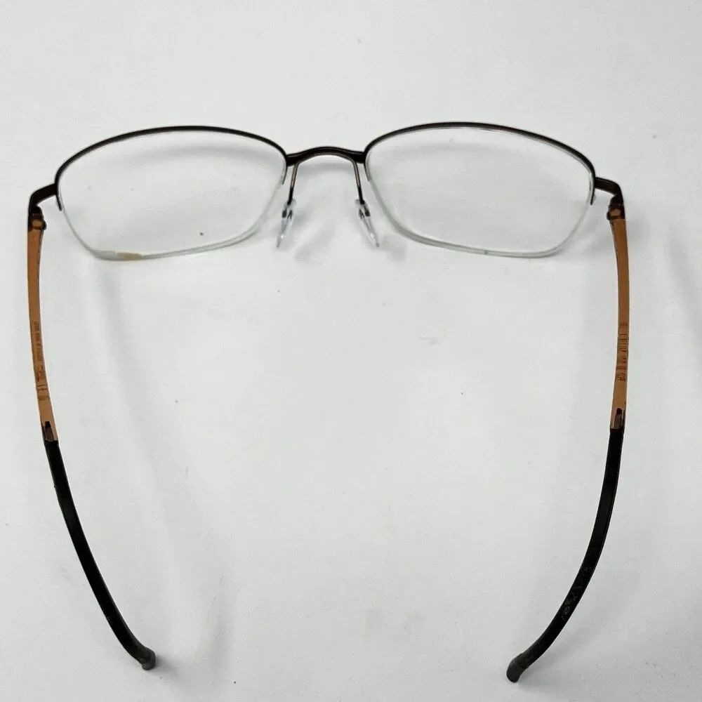 Silhouette 4453 40 6057 Brown Eyeglass Frames 52-18-140 Made in Austria